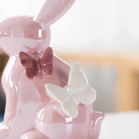 Kawaii Rabbit Statue - 2022 Ceramic Home Decor