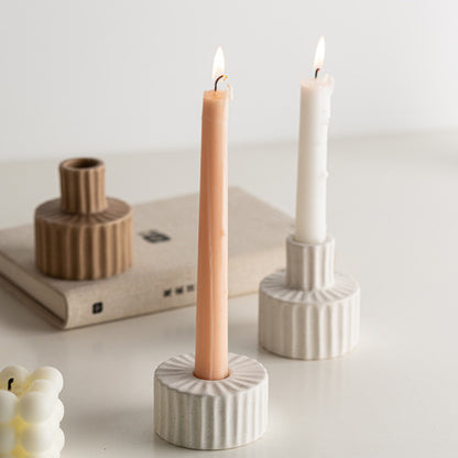 Nordic Gear Ceramic Candle Holder