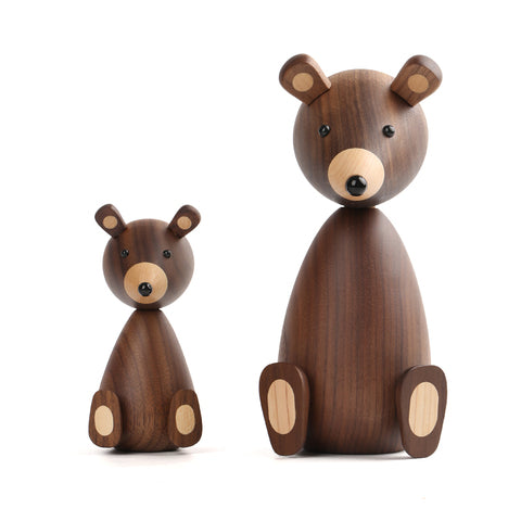 High Quality Denmark Wooden Bear Figurine