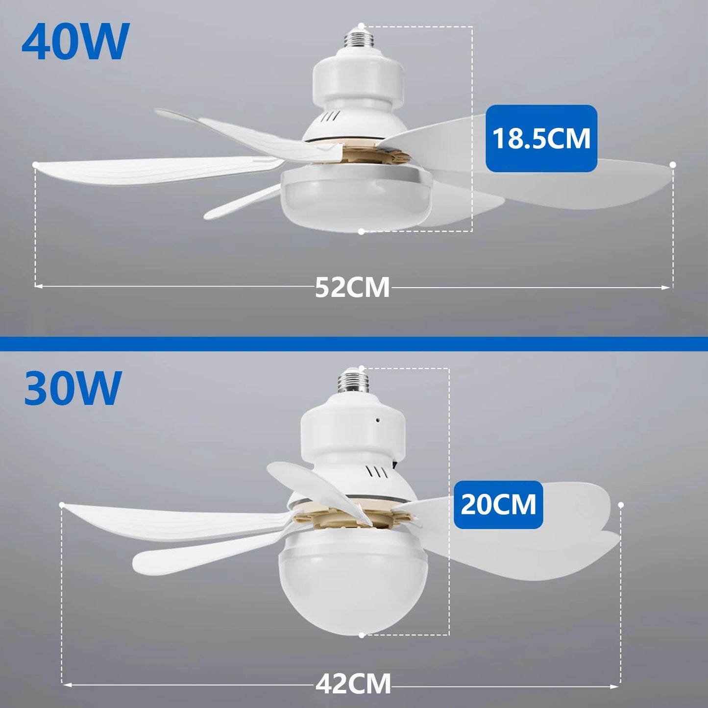 Modern LED Ceiling Fan Light