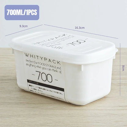 White Kitchen Storage Containers - Fresh Box Set