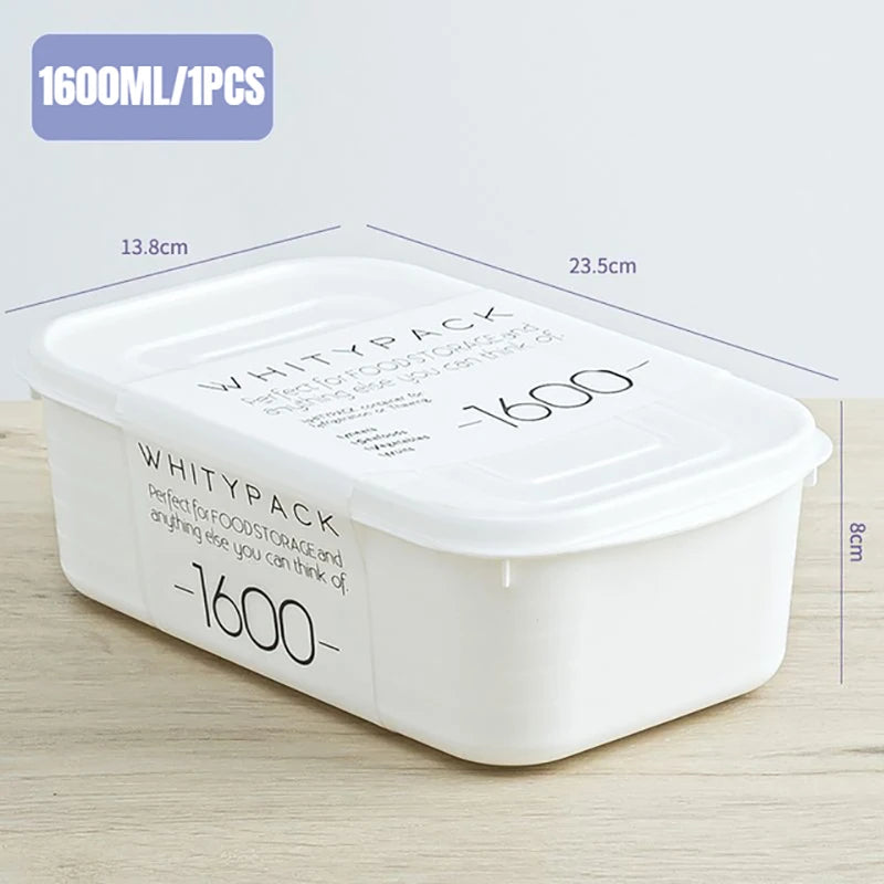 White Kitchen Storage Containers - Fresh Box Set