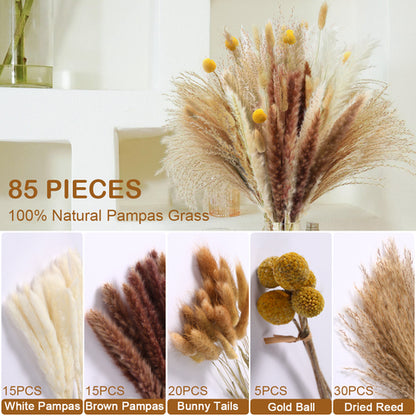 Boho Dried Pampas Grass Bouquet